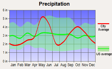 Wimberley, Texas average precipitation