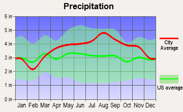 Monkton, Vermont average precipitation