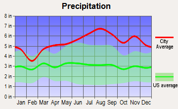 Cambridge, Vermont average precipitation