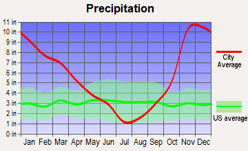Amboy, Washington average precipitation
