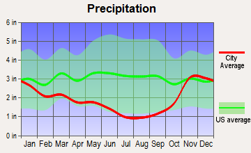 Freeland, Washington average precipitation
