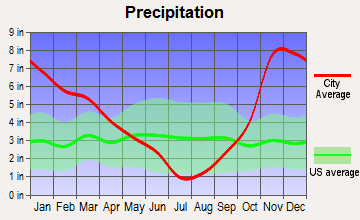 Hockinson, Washington average precipitation