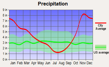 Issaquah, Washington average precipitation