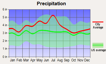 Fayetteville, West Virginia average precipitation
