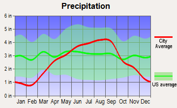 Polar, Wisconsin average precipitation
