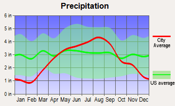 Bowler, Wisconsin average precipitation