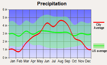 Cameron, Wisconsin average precipitation