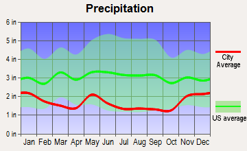 Jackson Hole, Wyoming average precipitation
