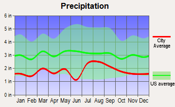 Rico, Colorado average precipitation
