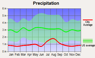 Cochetopa, Colorado average precipitation