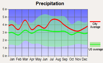 Laurel, Delaware average precipitation