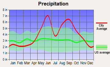 Fisher Island, Florida average precipitation