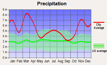 Halaula, Hawaii average precipitation