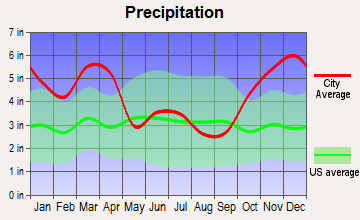 Halawa, Hawaii average precipitation