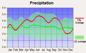 Holualoa, Hawaii average precipitation