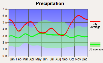 Poipu, Hawaii average precipitation