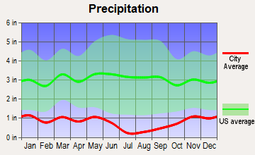 Filer, Idaho average precipitation