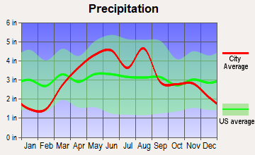 Lyndon, Illinois average precipitation