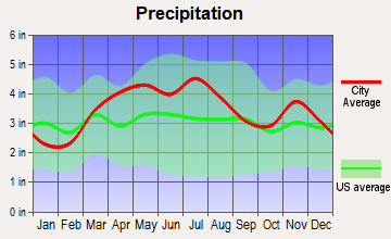 Marshall, Illinois average precipitation