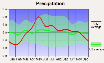 Mount Sterling, Illinois average precipitation