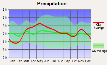 Palmyra, Illinois average precipitation