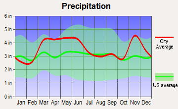 Sesser, Illinois average precipitation