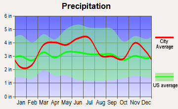 Smithton, Illinois average precipitation