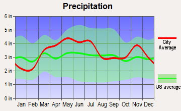 Stewardson, Illinois average precipitation