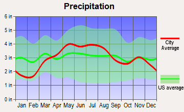 Chatsworth, Illinois average precipitation