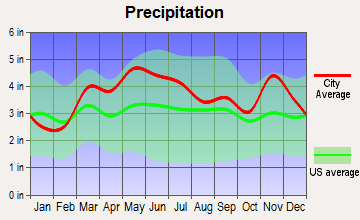 Chester, Illinois average precipitation