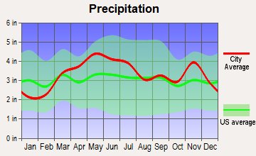 Greenville, Illinois average precipitation