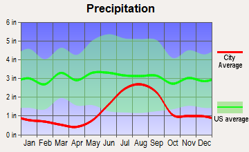 Nikolai, Alaska average precipitation