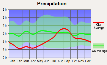 Port Heiden, Alaska average precipitation