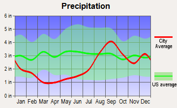 Skwentna, Alaska average precipitation