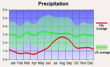 Takotna, Alaska average precipitation