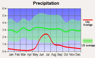 Tanacross, Alaska average precipitation