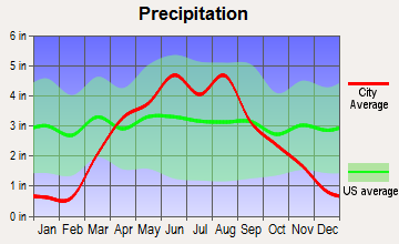Albert City, Iowa average precipitation