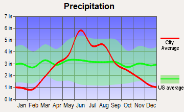 Jewell Junction, Iowa average precipitation