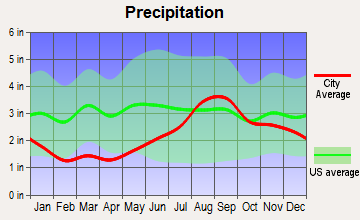 Chignik Lake, Alaska average precipitation