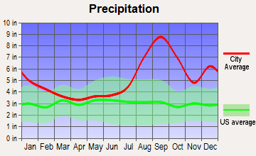 Glacier View, Alaska average precipitation