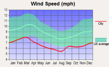 Opelika, Alabama wind speed