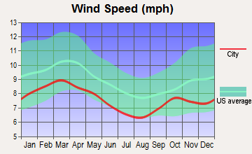 Belleview, Florida wind speed