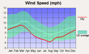 Wedowee, Alabama wind speed