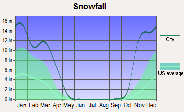 Tower, Minnesota snowfall