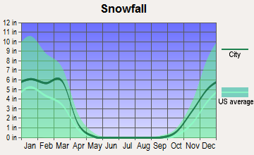 Milford, Nebraska snowfall