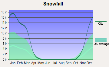 Bennington, New Hampshire snowfall