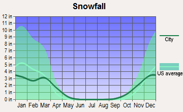 El Valle de Arroyo Seco, New Mexico snowfall
