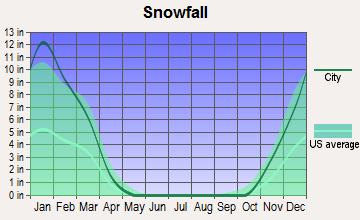 Devola, Ohio snowfall