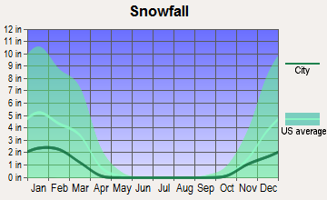Crosbyton, Texas snowfall