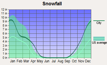 Eden, Idaho snowfall